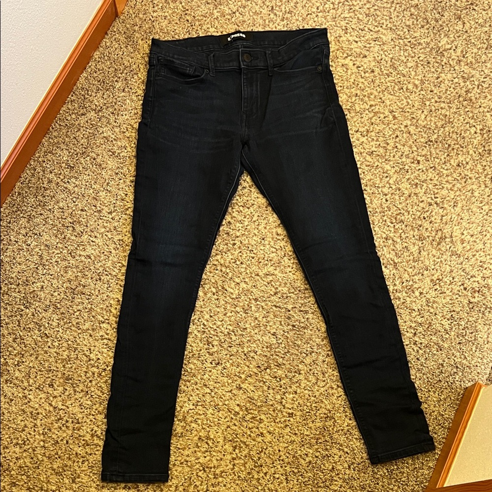 Express Black Jeggings
